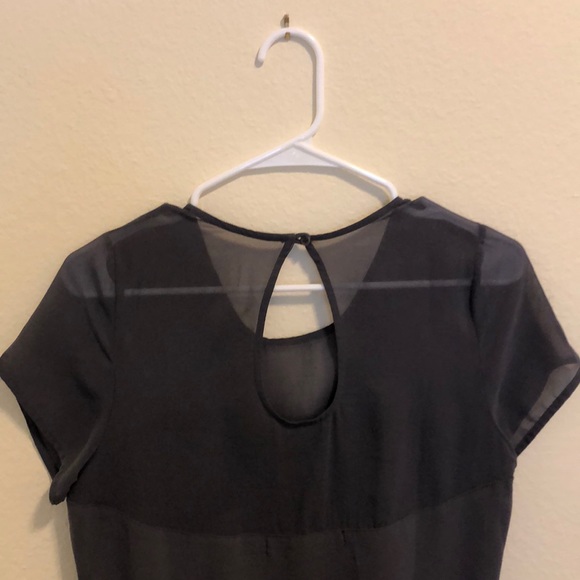 ‘For Joseph’ Grey Mesh Dress - Picture 4 of 5